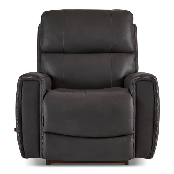 LaZBoy Greyson Leather Match Power Rocking Recliner with Power